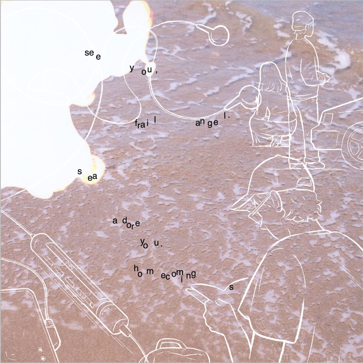 Homecomings「see you, frail angel. sea adore you.」CD Only盤ジャケット