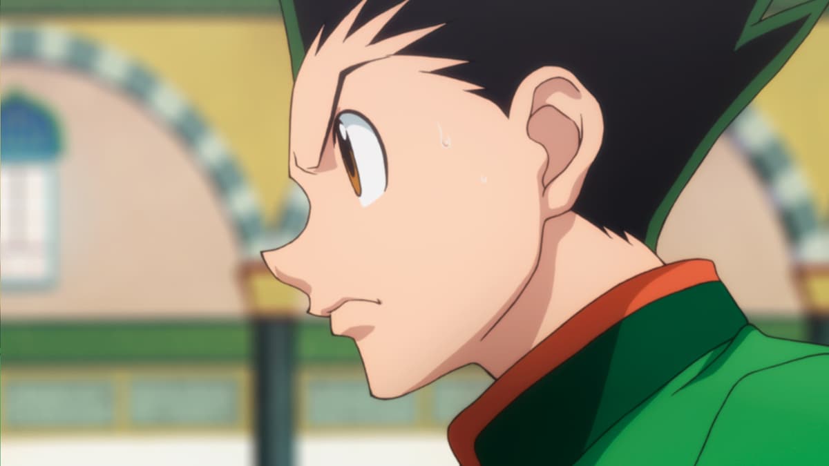 ゴンとハンゾーの対戦での一幕。