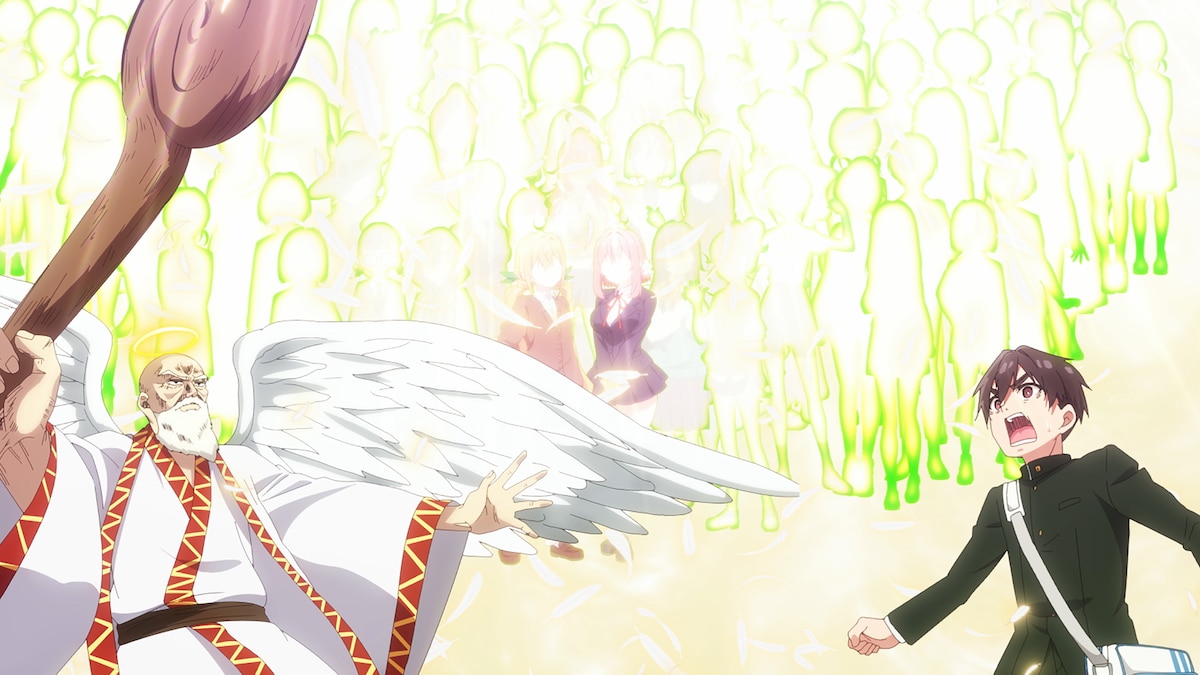 TVアニメ「君のことが大大大大大好きな100人の彼女」第1話より。