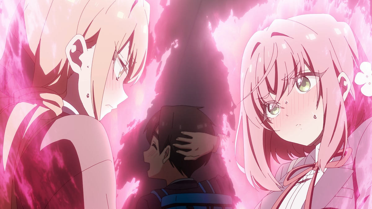 TVアニメ「君のことが大大大大大好きな100人の彼女」第2話より。