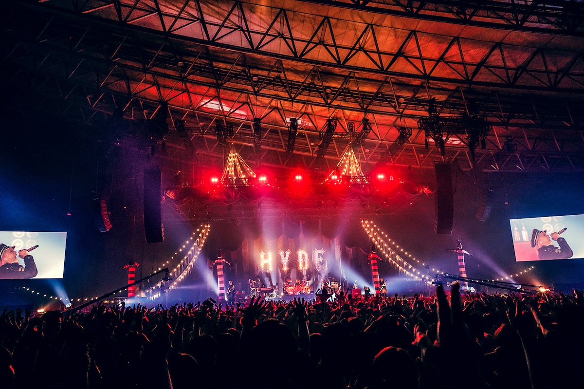 「HYDE [INSIDE] LIVE 2024 -EXTRA-」の様子。