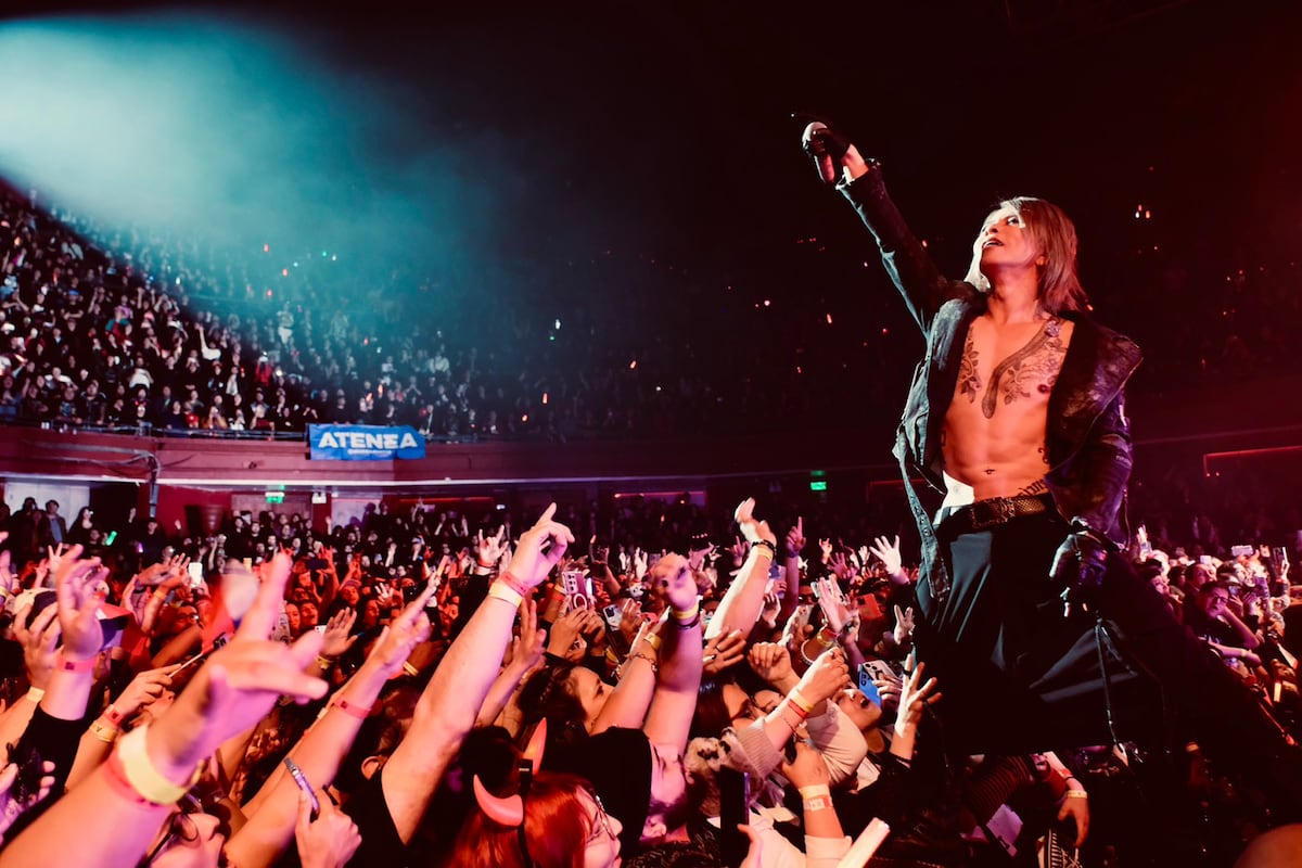 「HYDE [INSIDE] LIVE 2025 WORLD TOUR」中南米公演の様子。