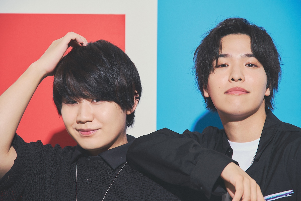 左から葉山翔太、石谷春貴。