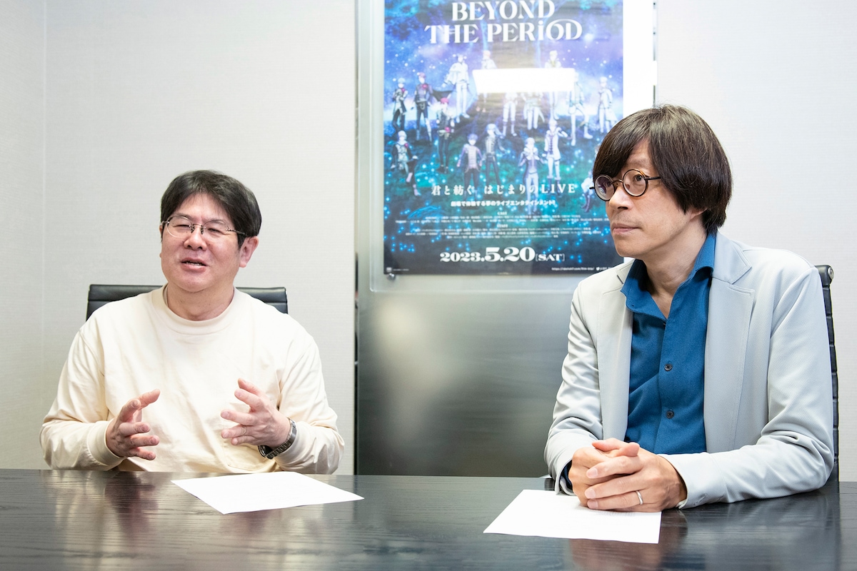 左から錦織博、山本健介。