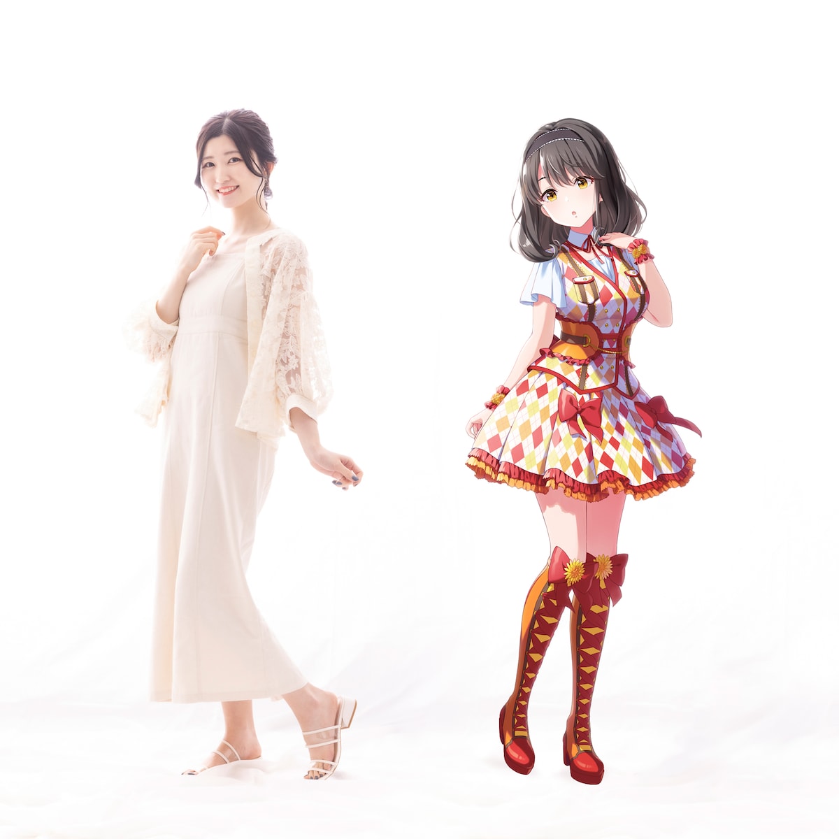 左から佐々木奈緒、佐伯遙子。