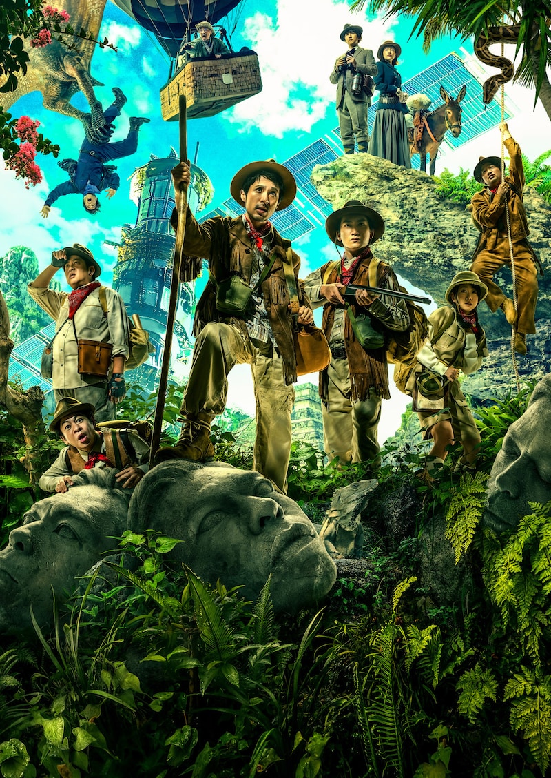 ヨーロッパ企画「インターネ島エクスプローラー」チラシビジュアル