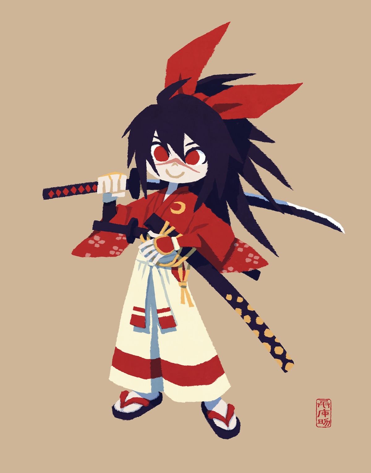 ヒョーゴノスケによるイラスト。