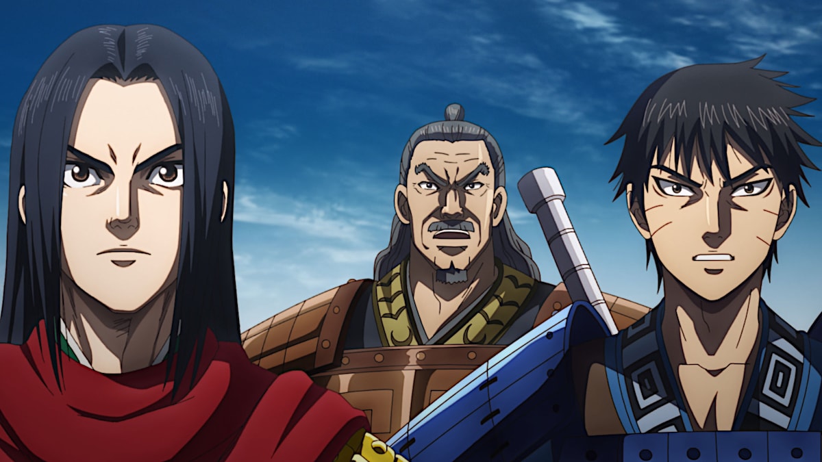 「キングダム」第3シリーズ第19話「政、語りかける」より。