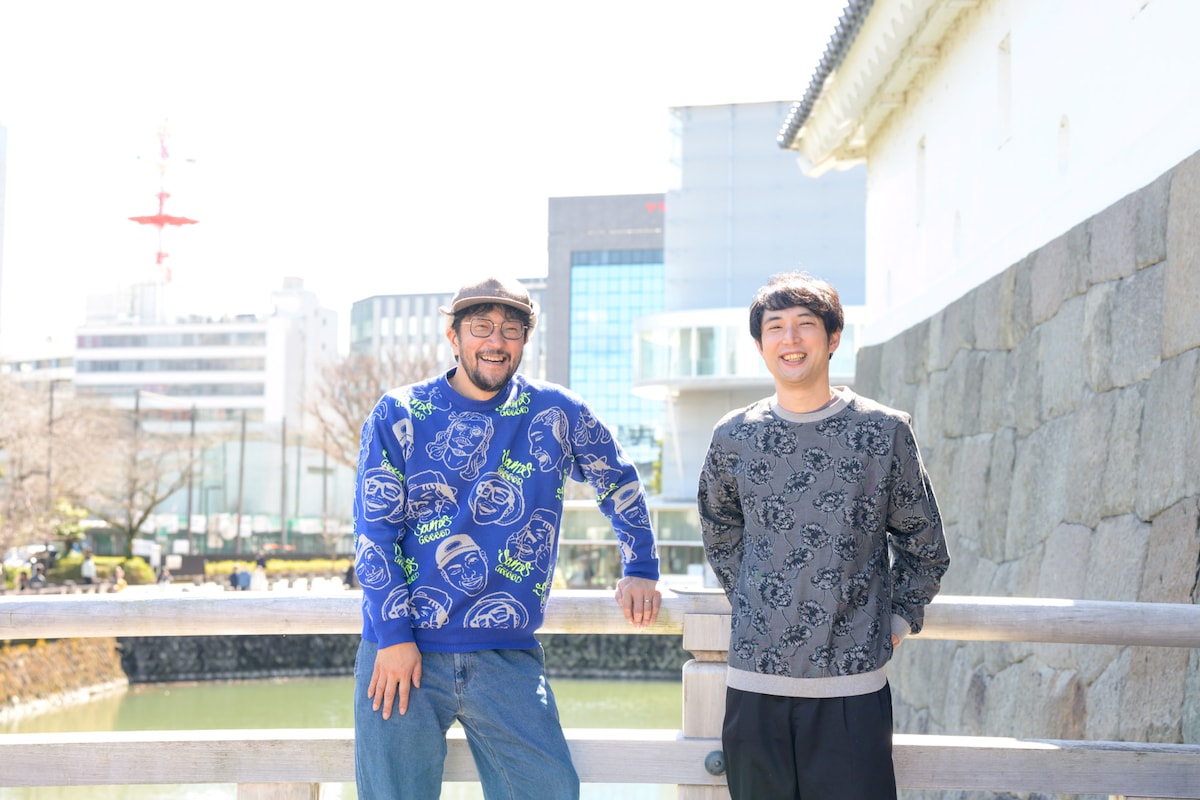 左からウォーリー木下、大熊隆太郎。