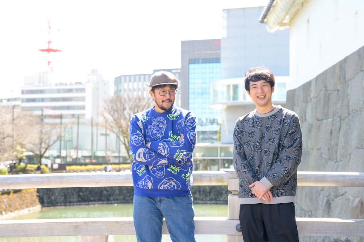 左からウォーリー木下、大熊隆太郎。