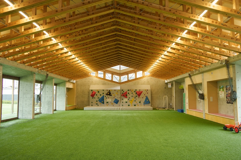 小高交流センター内、あそびばラシクル(多世代交流施設)の様子。