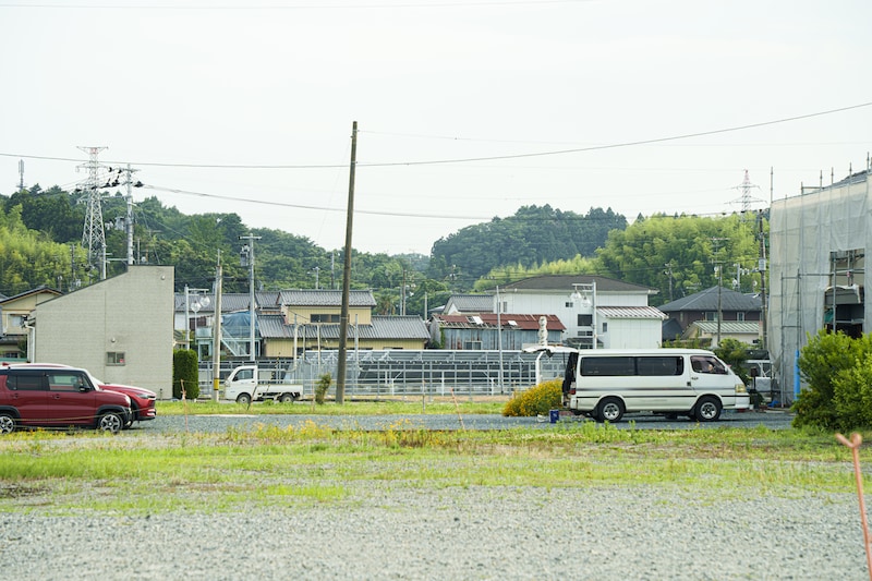 福島県南相馬市小高の街並み。