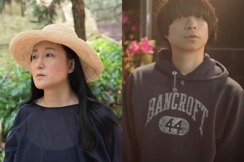 左から柳美里、尾崎世界観。(写真左 / 撮影:宍戸清孝)