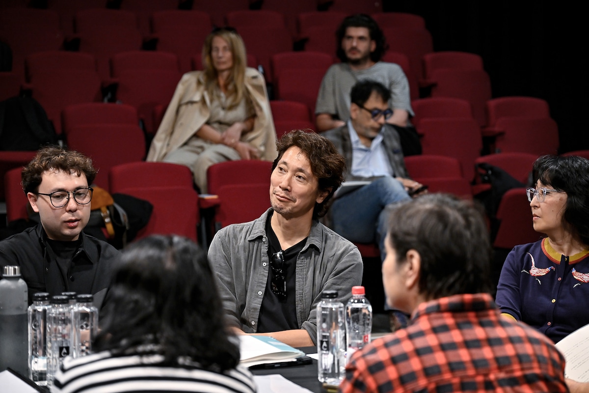 シビウでの稽古初日の様子。