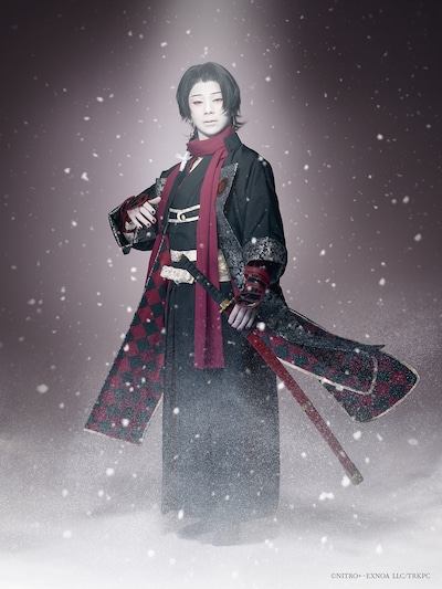 尾上左近扮する加州清光。