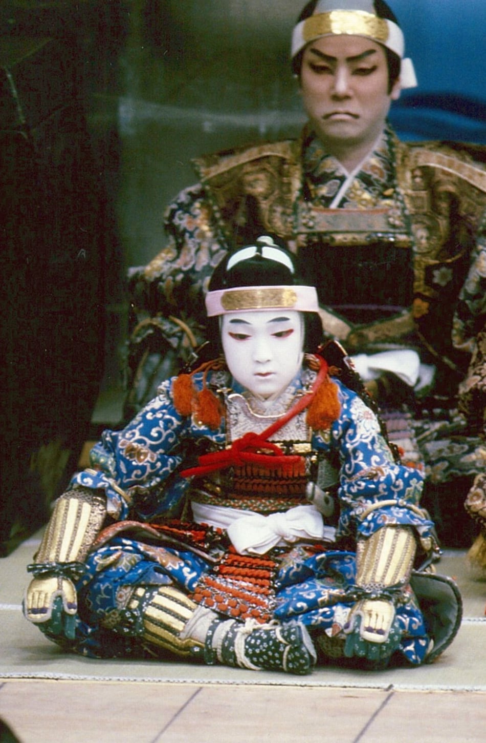 1982年の歌舞伎座「盛綱陣屋」より。中村獅童演じる小三郎。