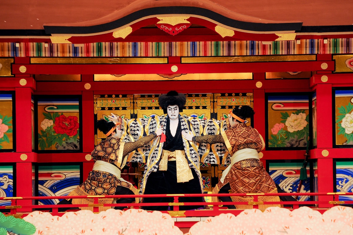 2011年9月新橋演舞場「石川五右衛門」より。松本幸四郎（当時：市川染五郎）演じる石川五右衛門。©松竹