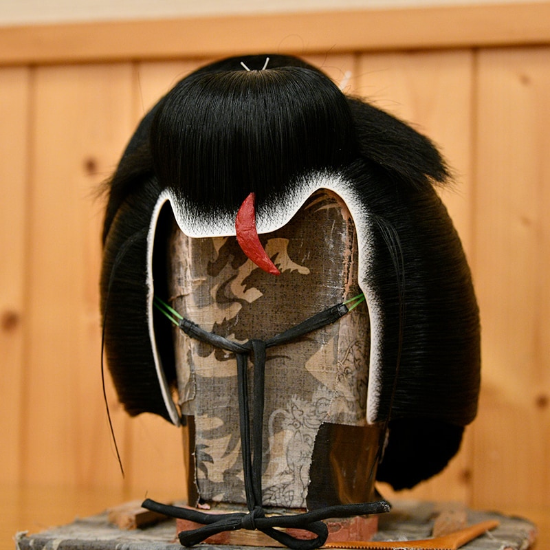 弁天小僧のカツラ。