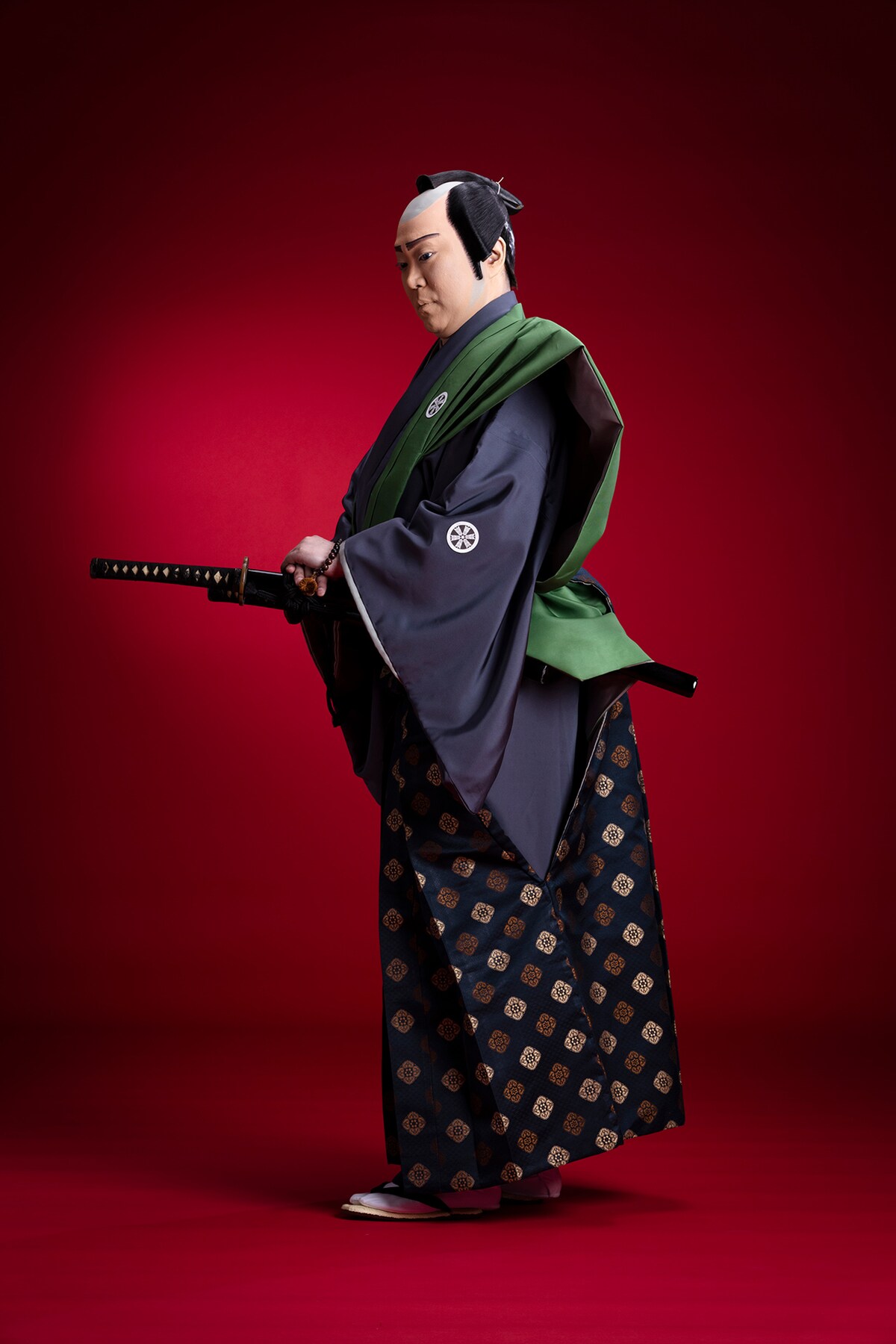 尾上松緑演じる荒川十太夫。