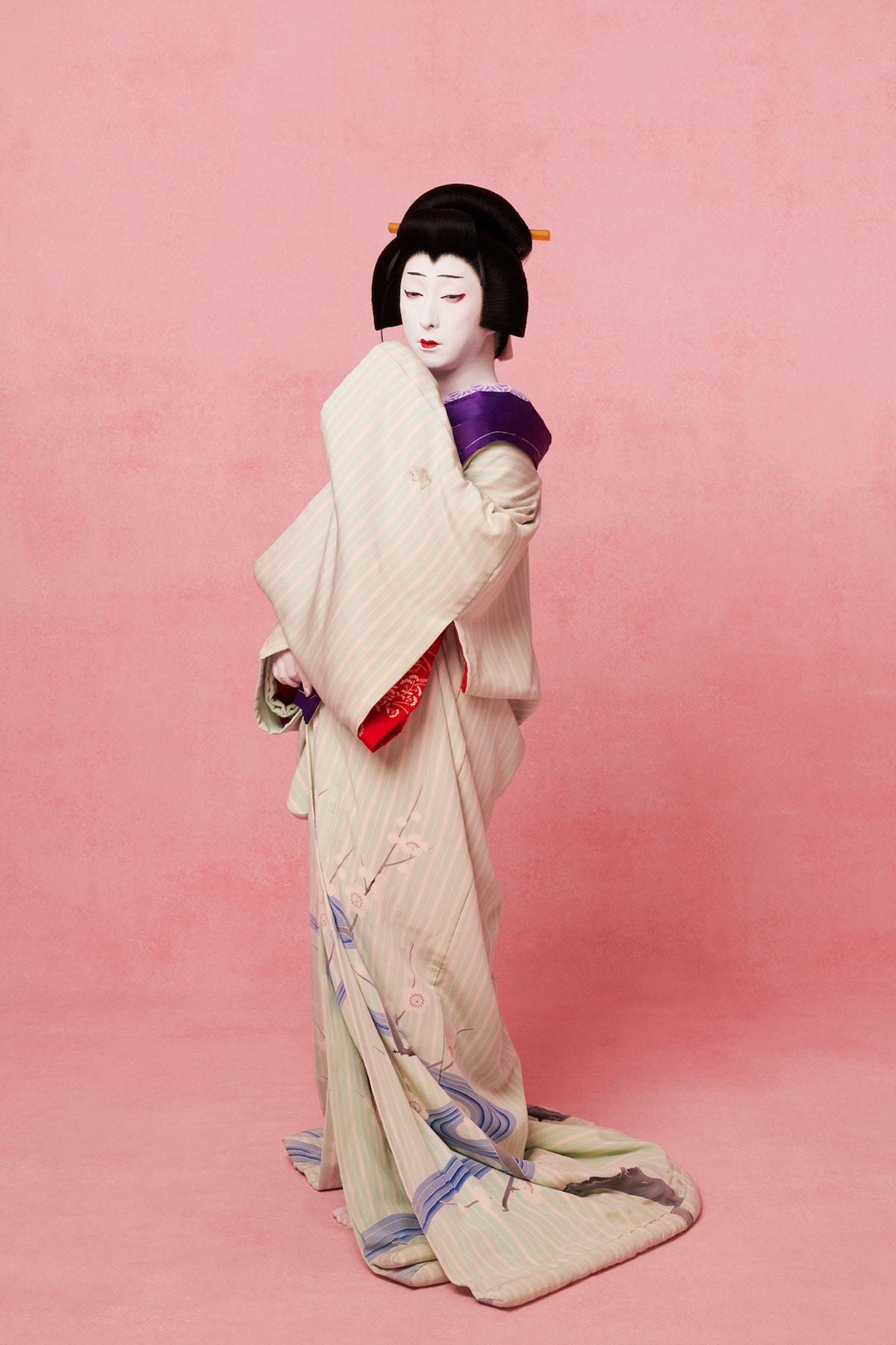 「十六夜清心」ビジュアル。中村七之助扮する十六夜。（撮影：永石勝）