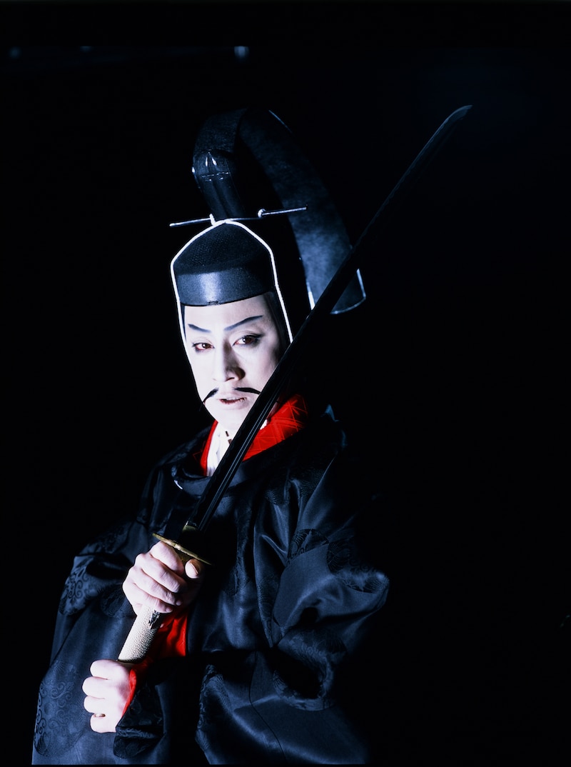 荒木経惟が撮影した「花の御所始末」スチール写真。