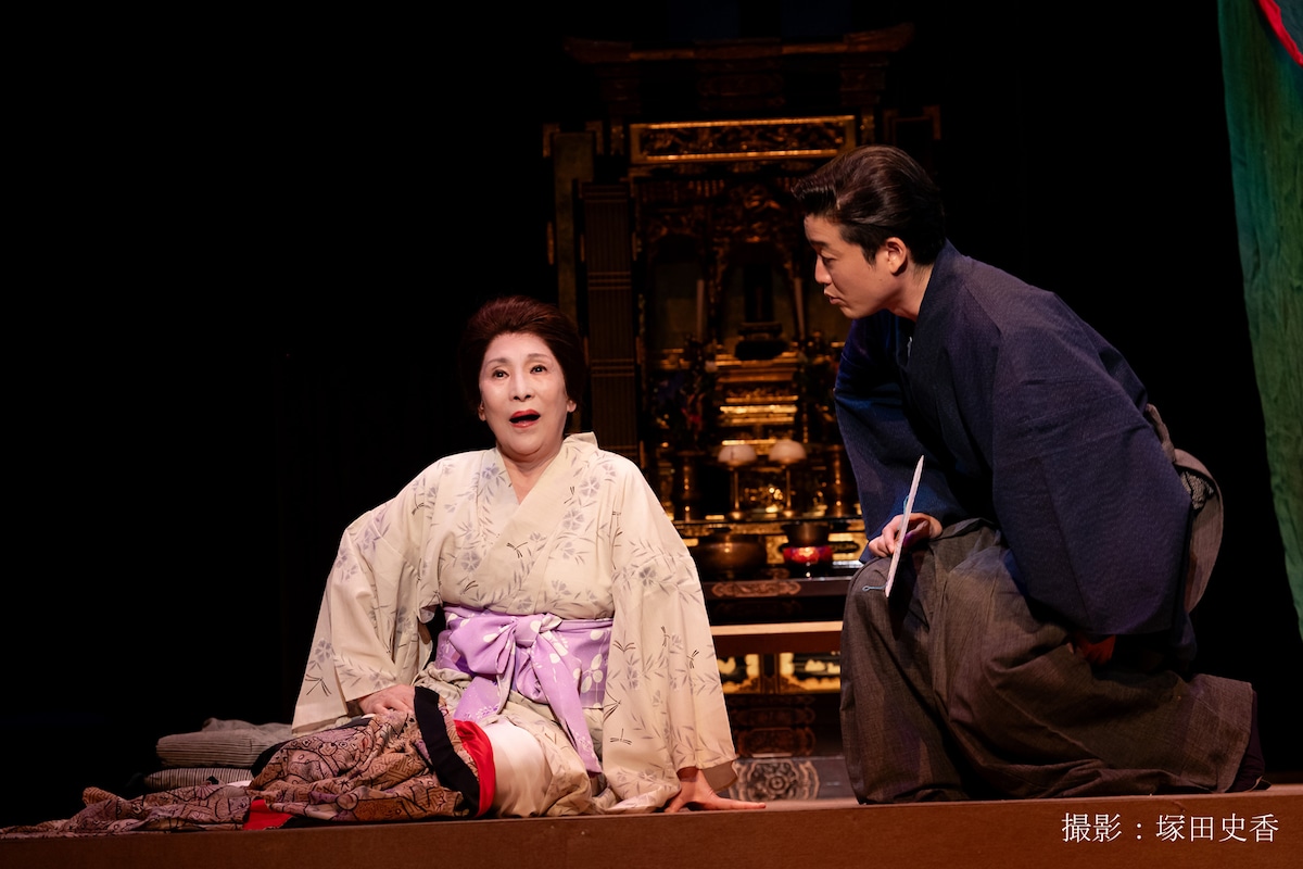 演劇ユニット新派の子 錦秋公演 河竹黙阿弥没後百三十年「新編 糸桜」より。