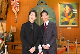 二つの味わいを楽しんで…中村壱太郎と尾上右近が挑む「京鹿子娘道成寺」、「五人三番叟」出演者が語る新年の抱負