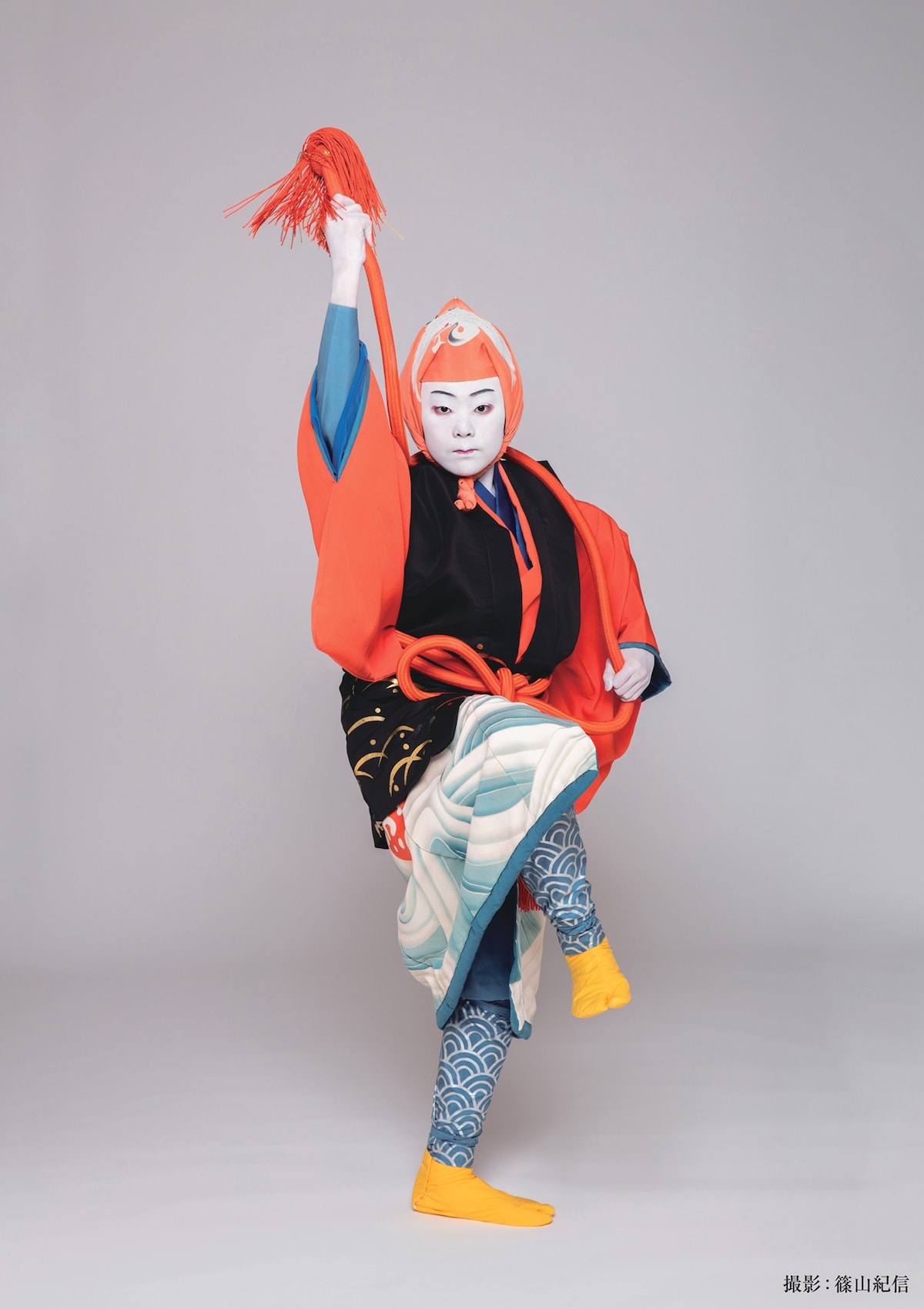 「猿若江戸の初櫓」より、中村勘太郎扮する猿若。（撮影：篠山紀信）