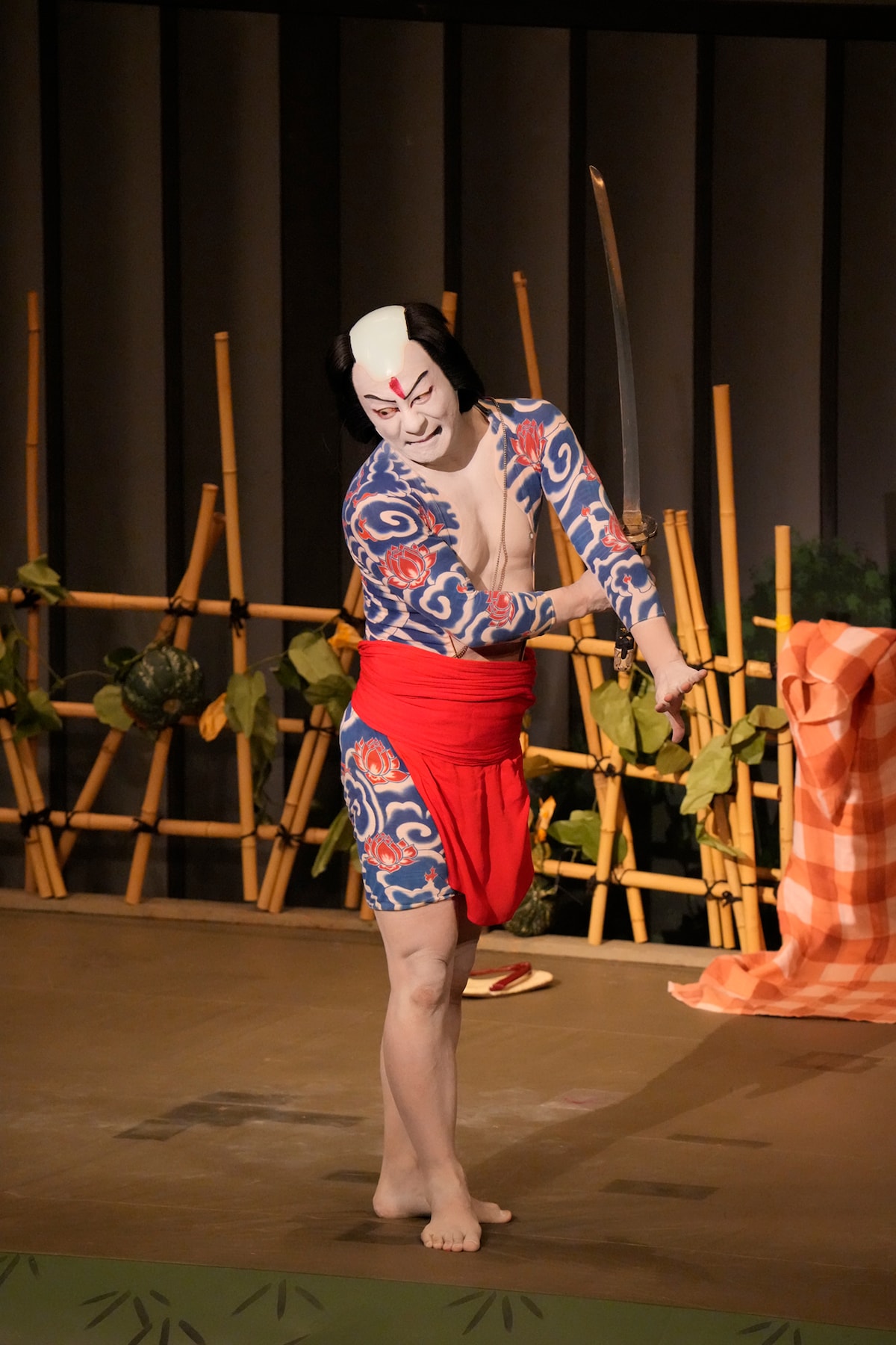 「夏祭浪花鑑」(令和4月9月大阪松竹座)より、片岡愛之助扮する団七九郎兵衛。©松竹