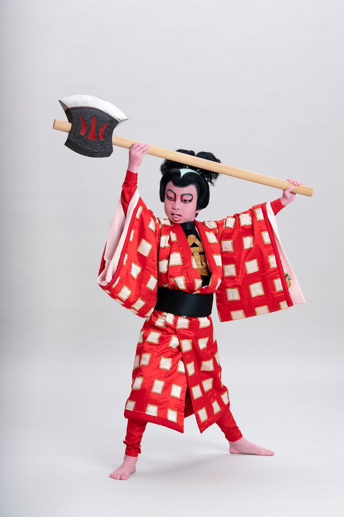 中村梅枝扮する怪童丸後に坂田金時。©松竹