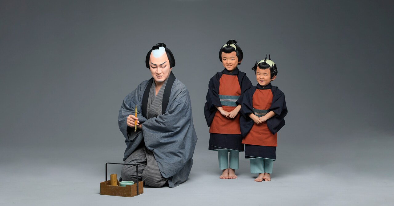 希少　高橋はしめ 作 「阿国歌舞伎」 祝・萬屋一門の襲名＆初舞台！「六月大歌舞伎」中村時蔵＆中村梅枝