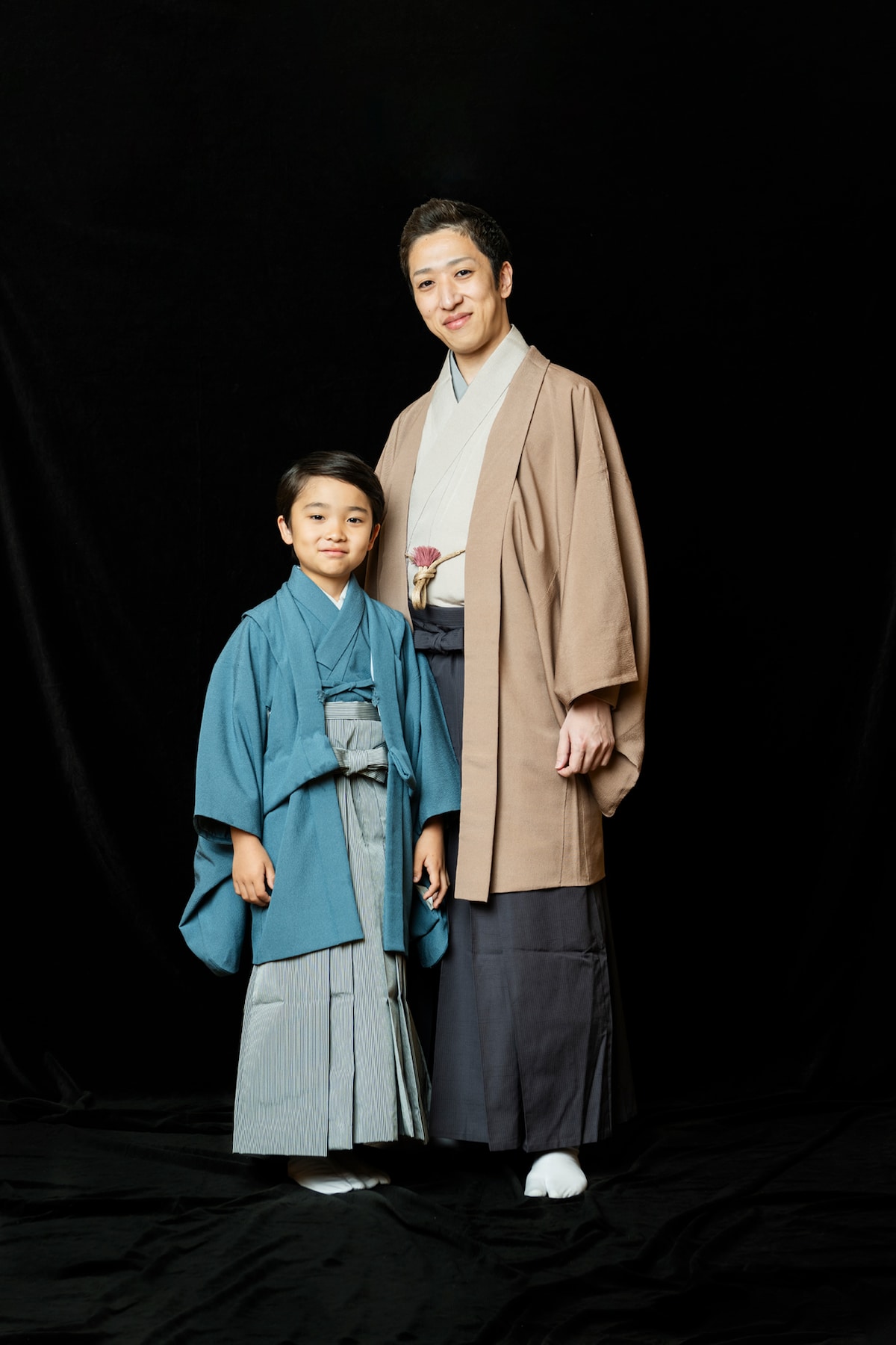 左から中村梅枝、中村時蔵。