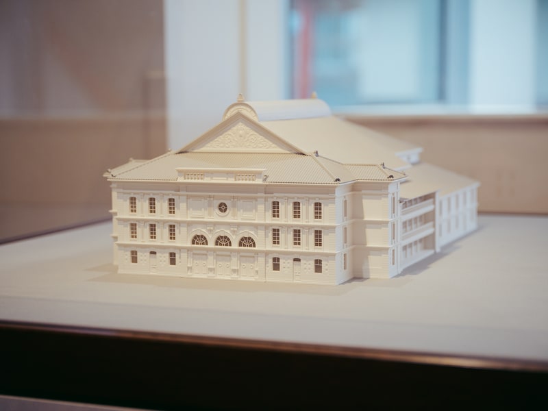 虎之介お気に入りの第一期歌舞伎座の模型。