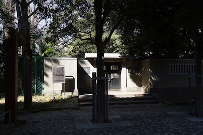 細川家屋敷の跡地。