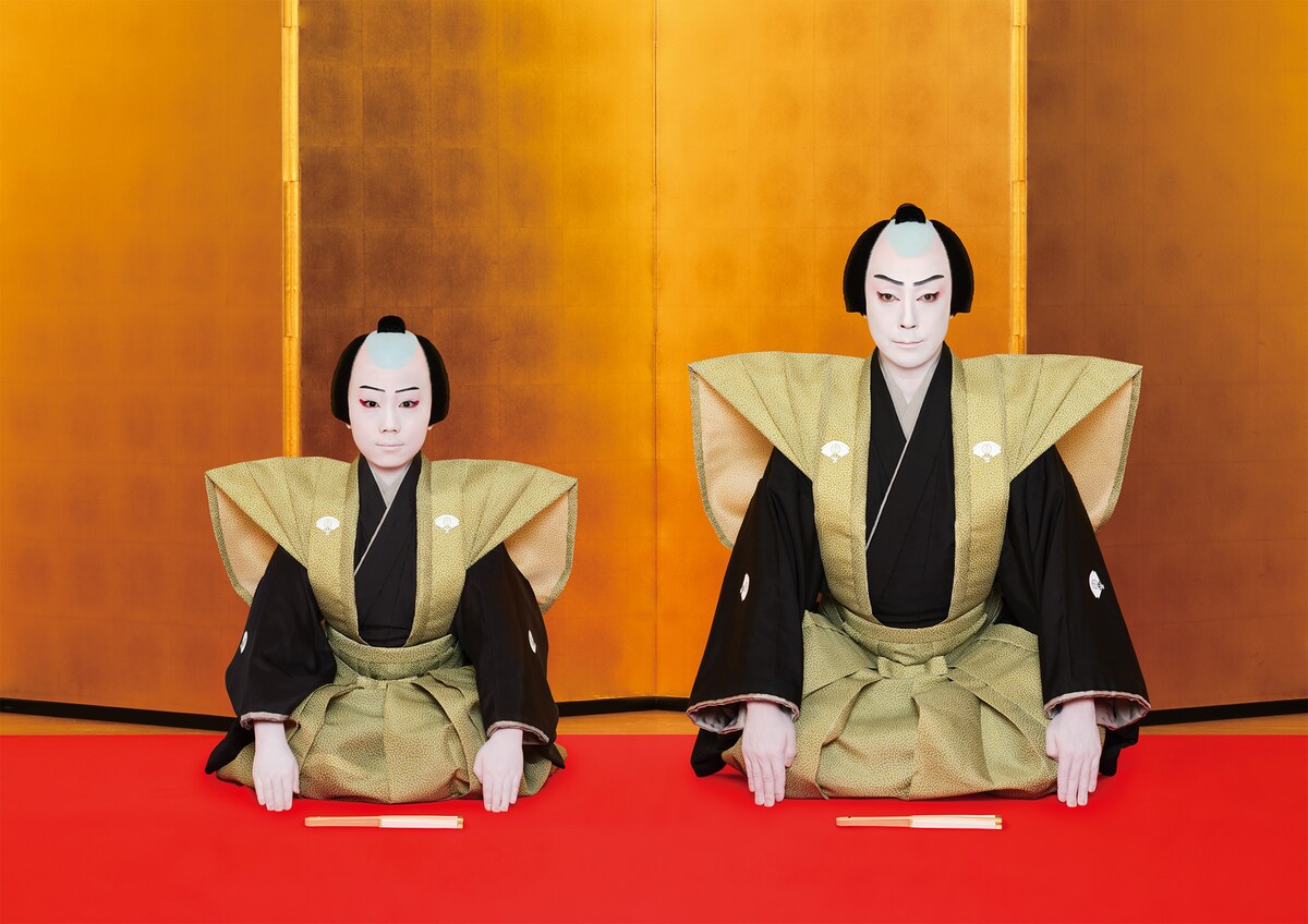 「口上」尾上菊之助改め八代目尾上菊五郎、尾上丑之助改め六代目尾上菊之助 ©岡本隆史