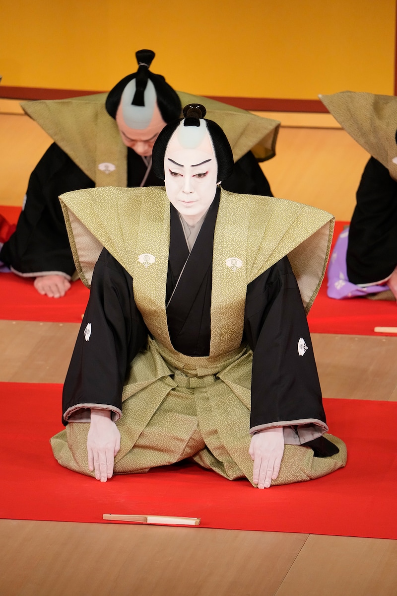 「六月大歌舞伎」夜の部「口上」より、八代目尾上菊五郎。©松竹