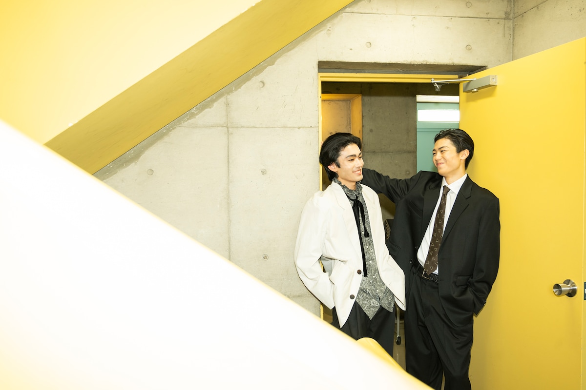 左から市川染五郎、市川團子。