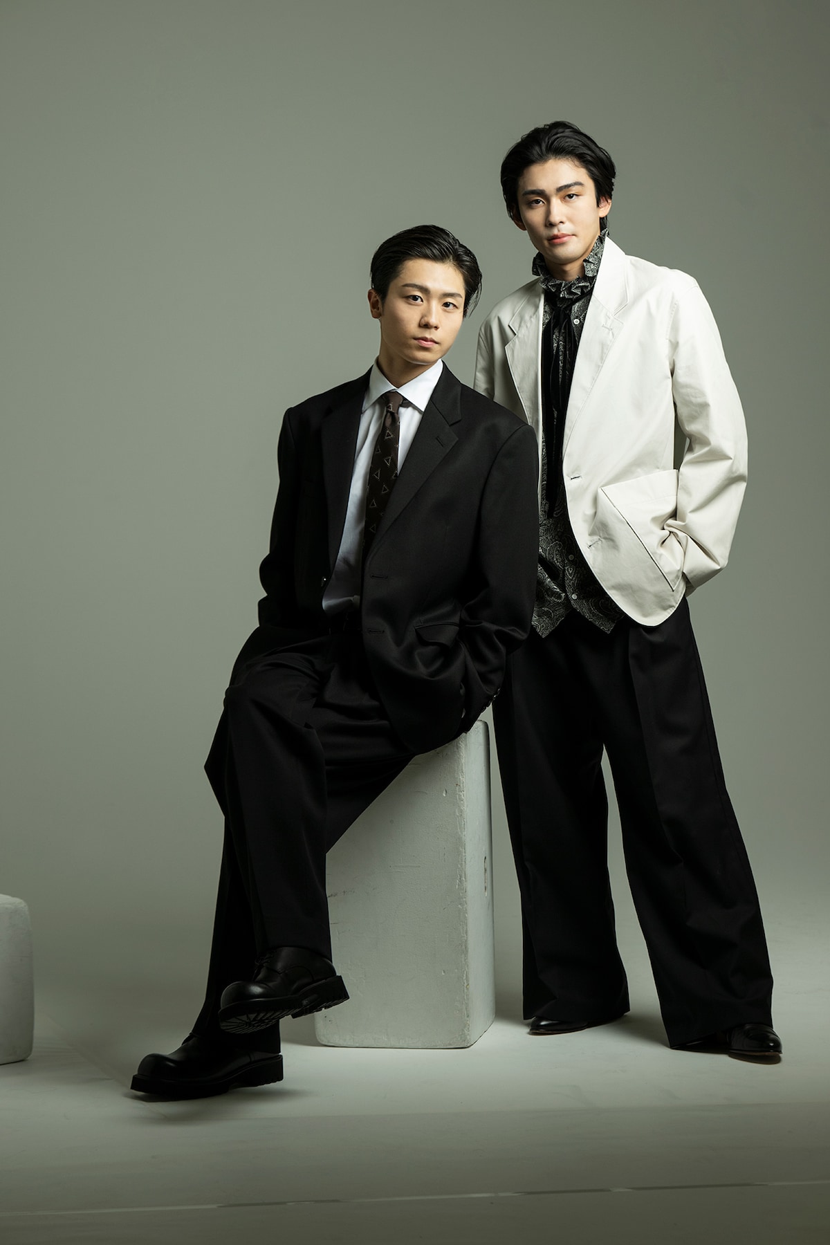 左から市川團子、市川染五郎。