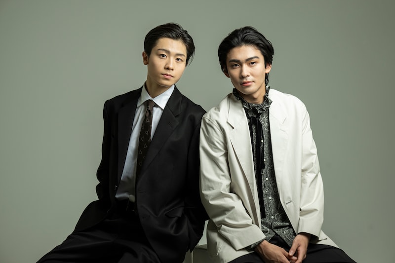 左から市川團子、市川染五郎。