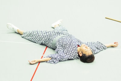 「野田版 研辰の討たれ」稽古の様子。