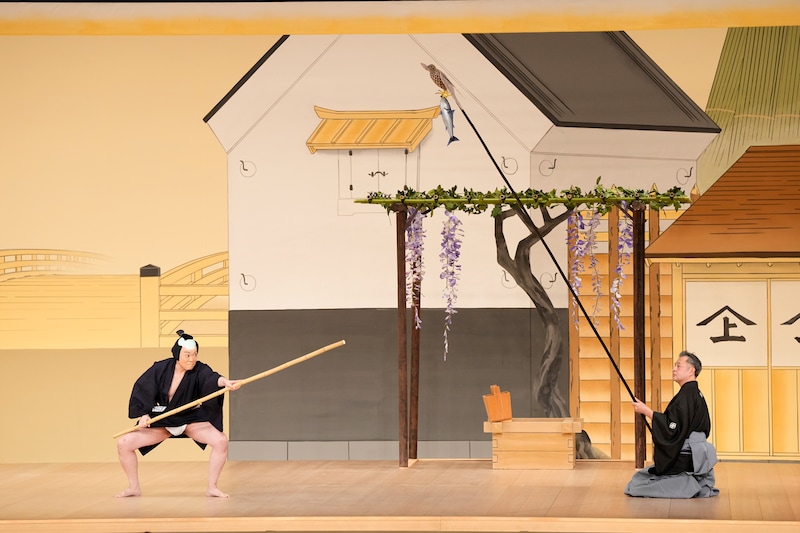 「猿若祭二月大歌舞伎」昼の部、「鳶奴」より。©松竹