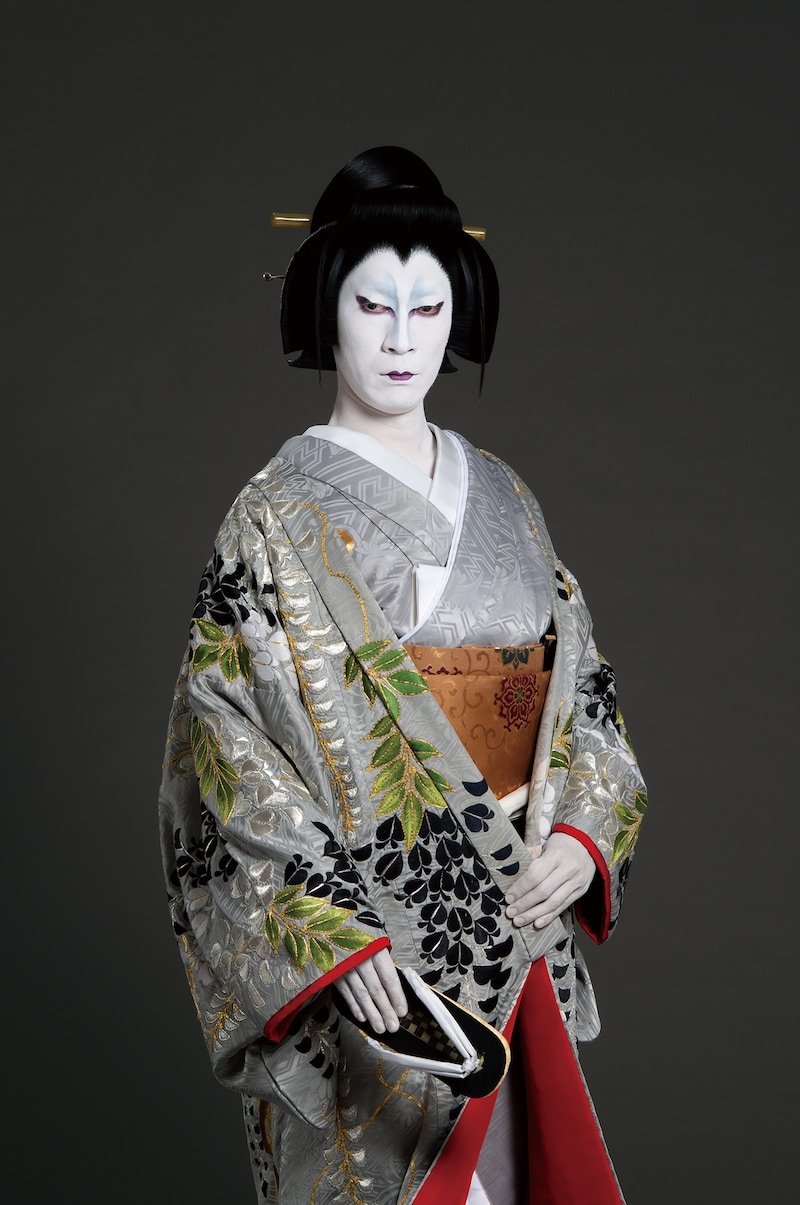 「加賀見山再岩藤」より、坂東巳之助扮する岩藤の霊。