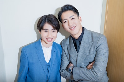 尾上右近と尾上眞秀が挑む！「連獅子」ビジュアル撮影レポート 4月は歌舞伎座で会いましょう