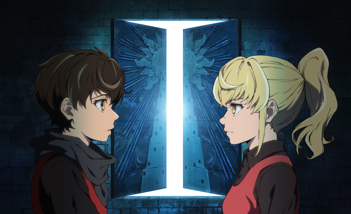 左から主人公の夜、彼が塔を登る理由のすべてである少女・ラヘル。