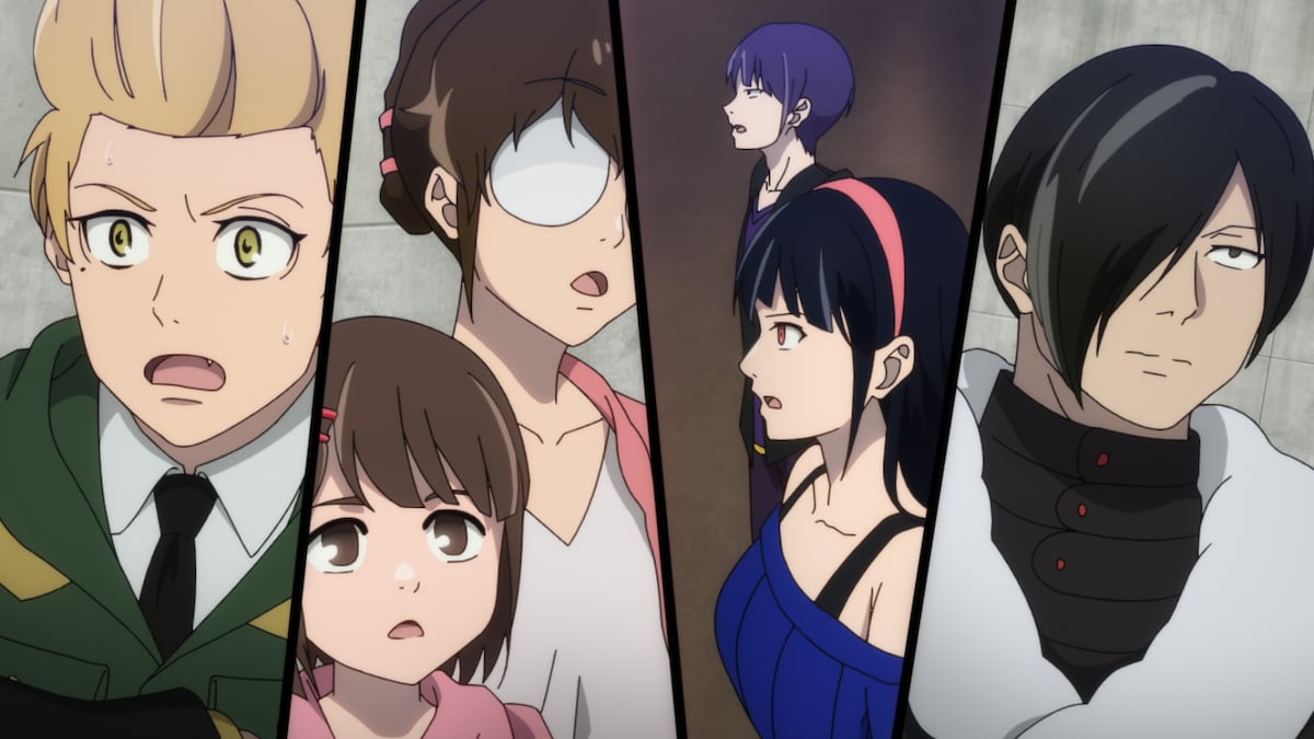 アニメ第2期から新たに登場するキャラクターたち。左から王野成、マナ、カナ、梨花、プリンス、虎助。