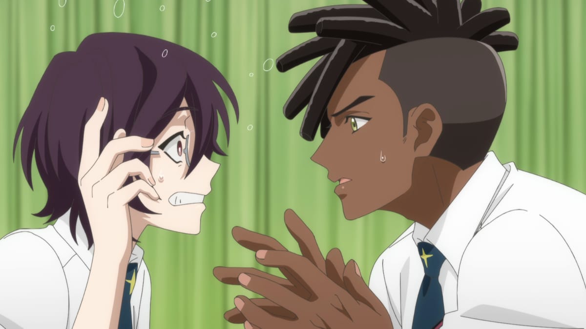 左から博士こと葉加瀬友（CV：葉山翔太）、マジックこと鈴木カーティス（CV：深川和征）。