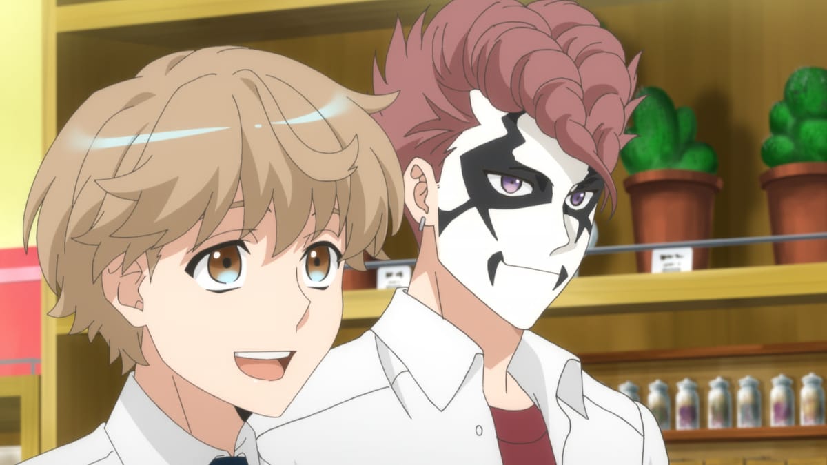 左からだんぼっちこと出井天使(CV:鵜澤正太郎)、あだちこと足立尽(CV:木村昴)。