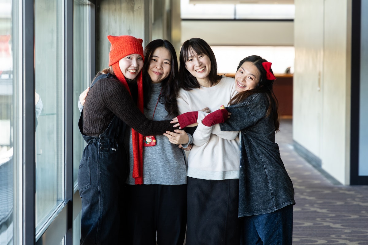 左から市原佐都子、ソン・スヨン、永山由里恵、バーディ・ウォン・チンヤン。