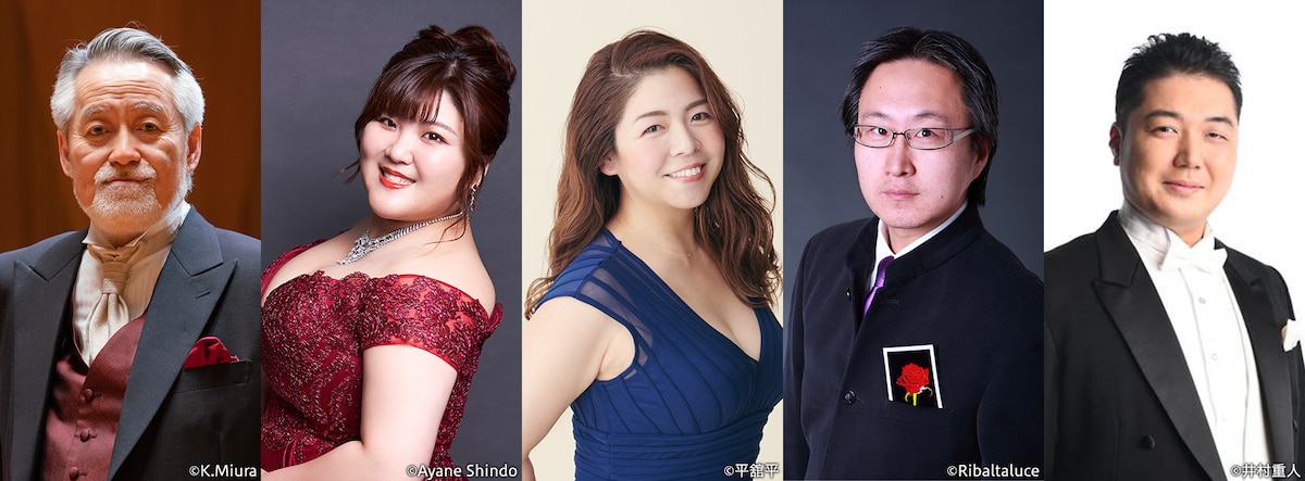 左から鈴木秀美、中江早希、布施奈緒子、櫻田亮、氷見健一郎。