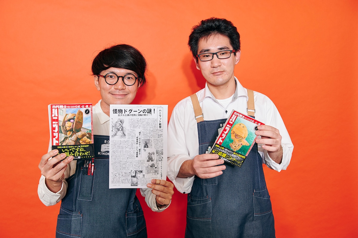 左から紀伊國屋書店新宿本店の上田靖昂氏、森田優織氏。